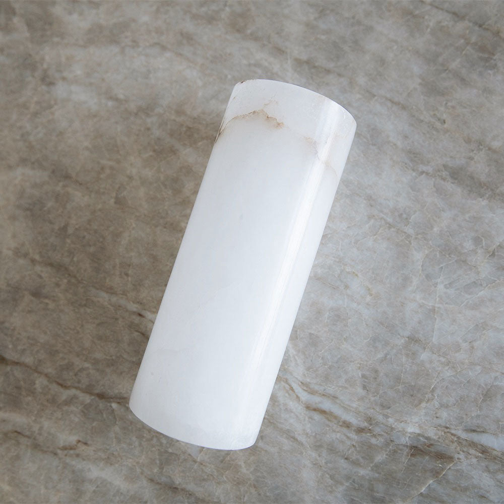 Tall Alabaster Vase