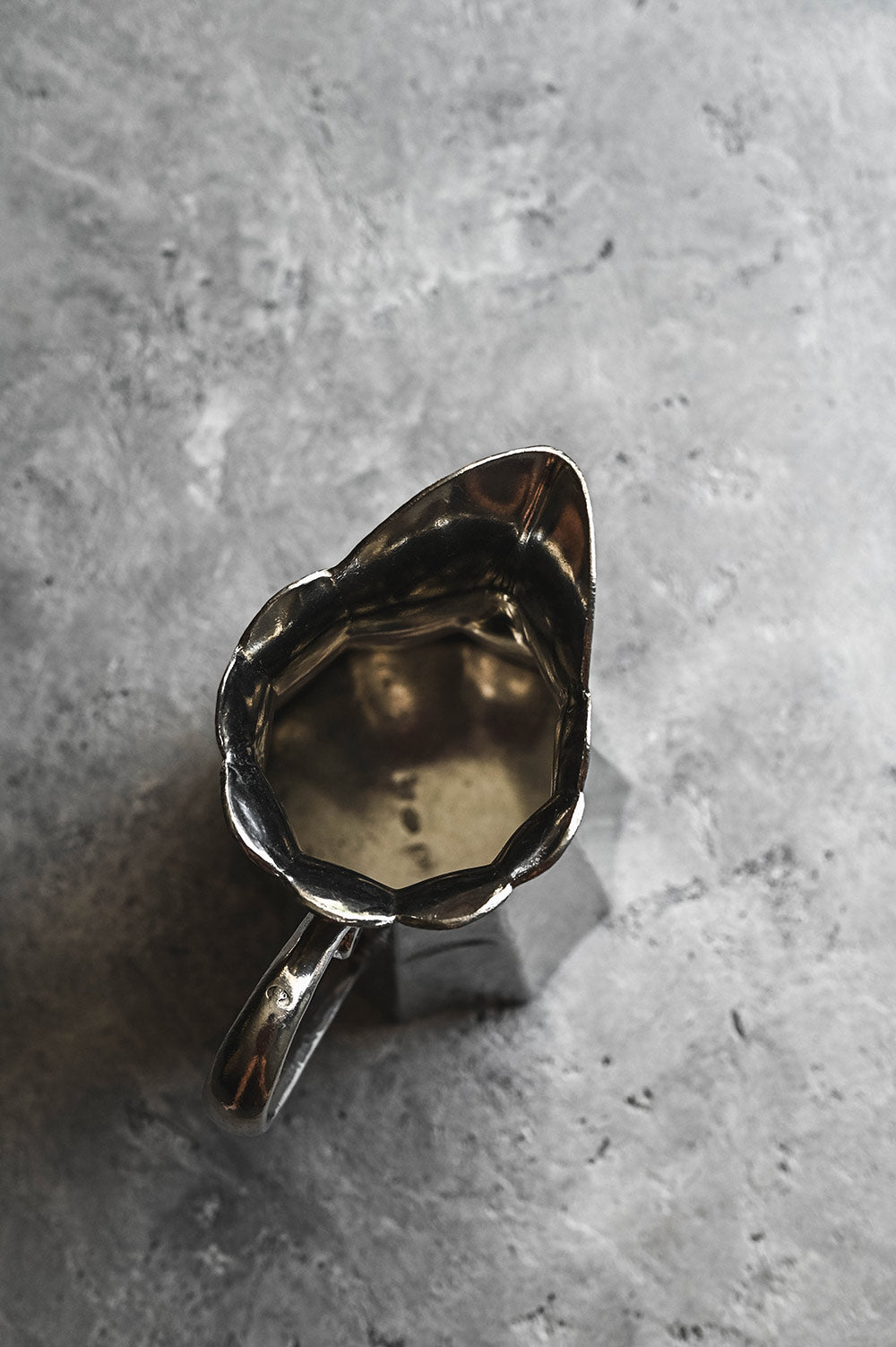 Handcrafted Tall Pewter Pitcher Vase
