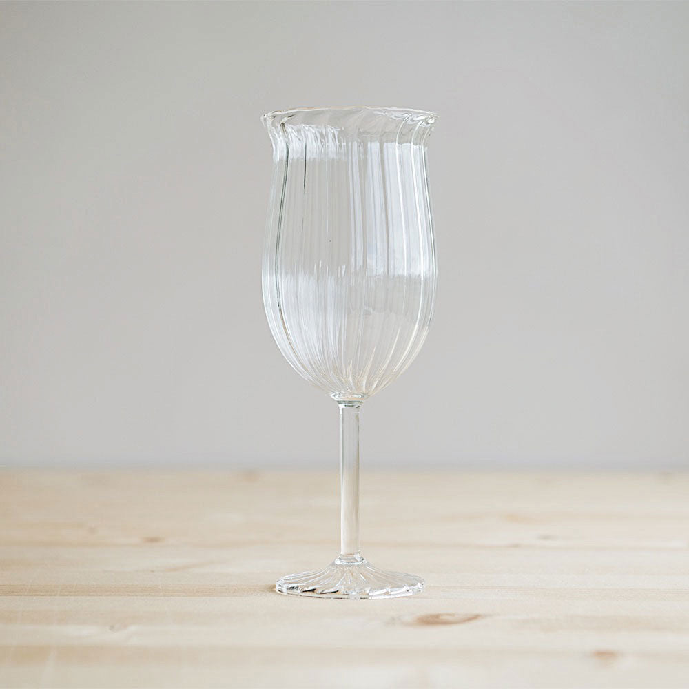 Fluted Tulip Glass