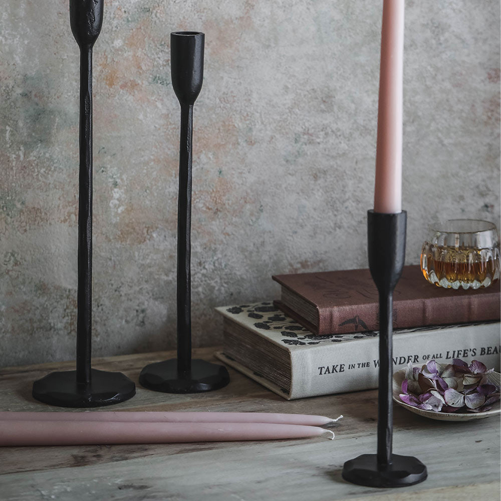 Candlestick - Antique Black