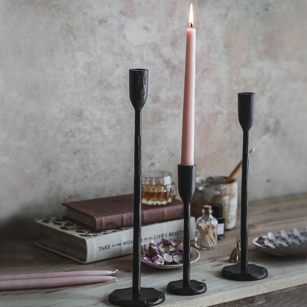 Candlestick - Antique Black