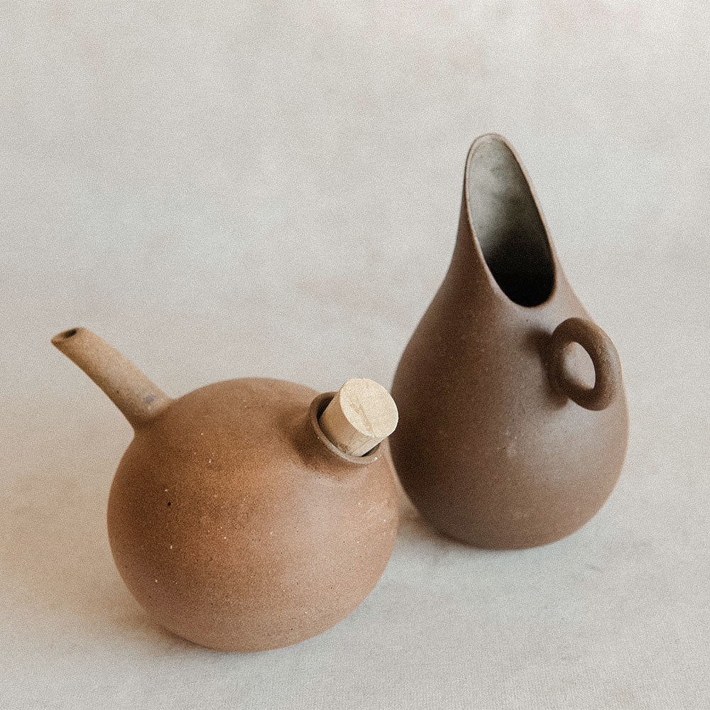 Ceramic Terracotta Oil & Vinegar Vessels