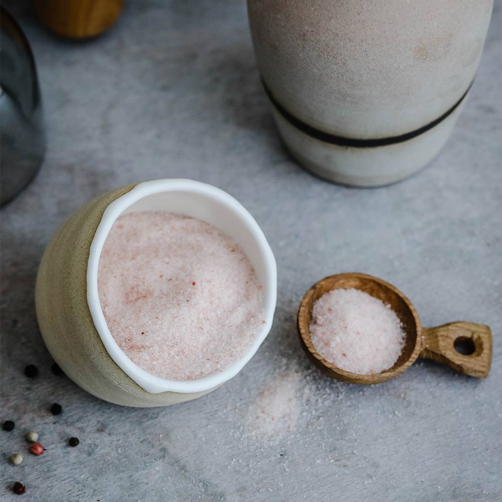 Tilted Ceramic Salt Cellar