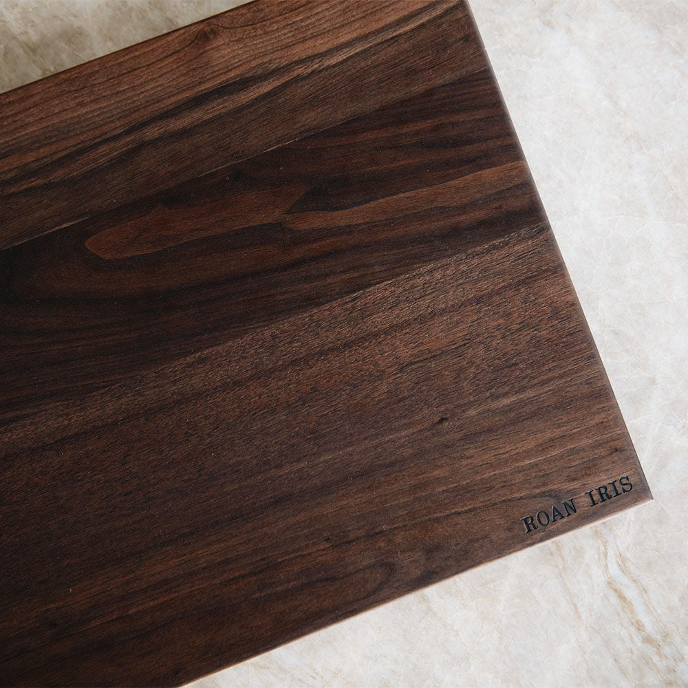 Roan Iris Walnut Cutting Board