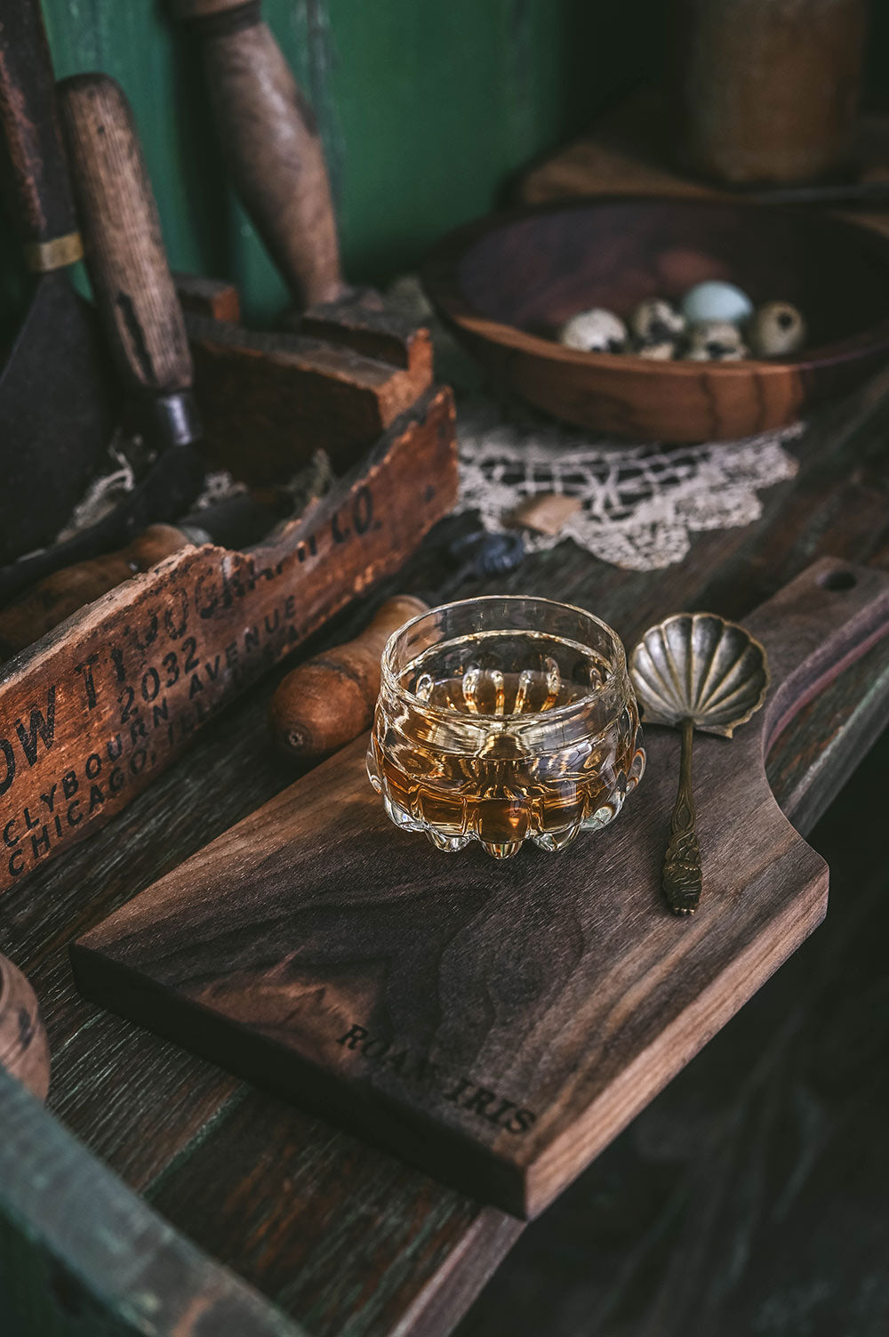 Roan Iris Walnut Pantry Board