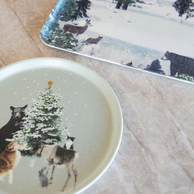 Linen Coated Winter Tray