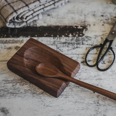 Hand Carved Walnut Tasting Spoon