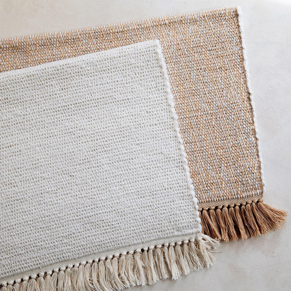 Woven Bath Mat - Sand