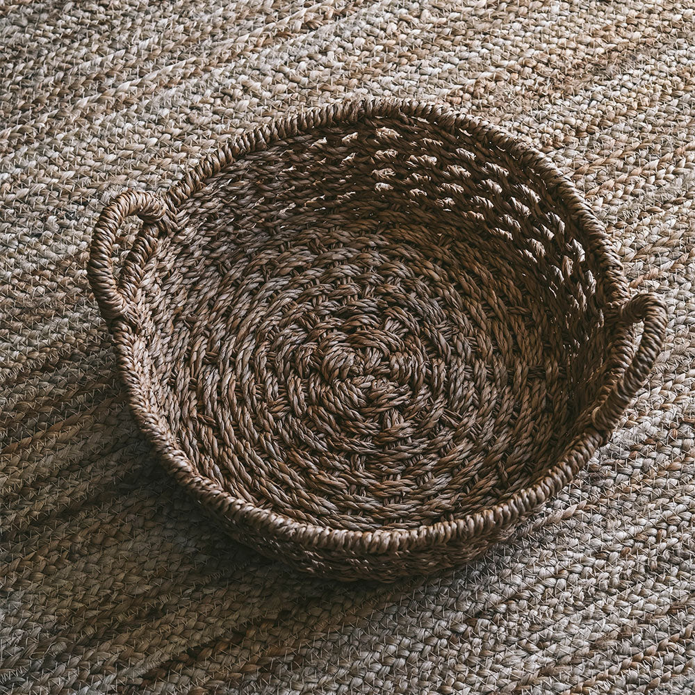 Woven Open Weave Wicker Basket