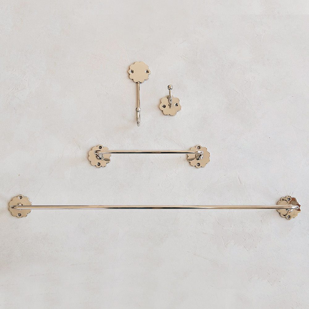 Yellowbell Hooks & Bars - Polished Nickel