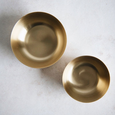 Artisan Brass Bowl Set