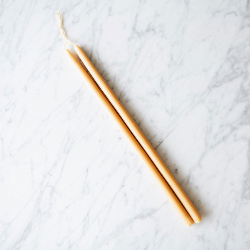 Beeswax Taper Candles