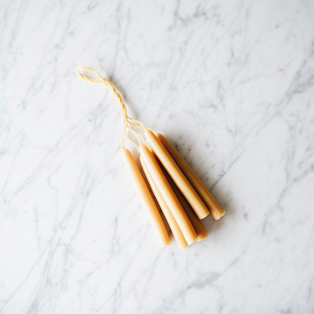 Beeswax Taper Candles