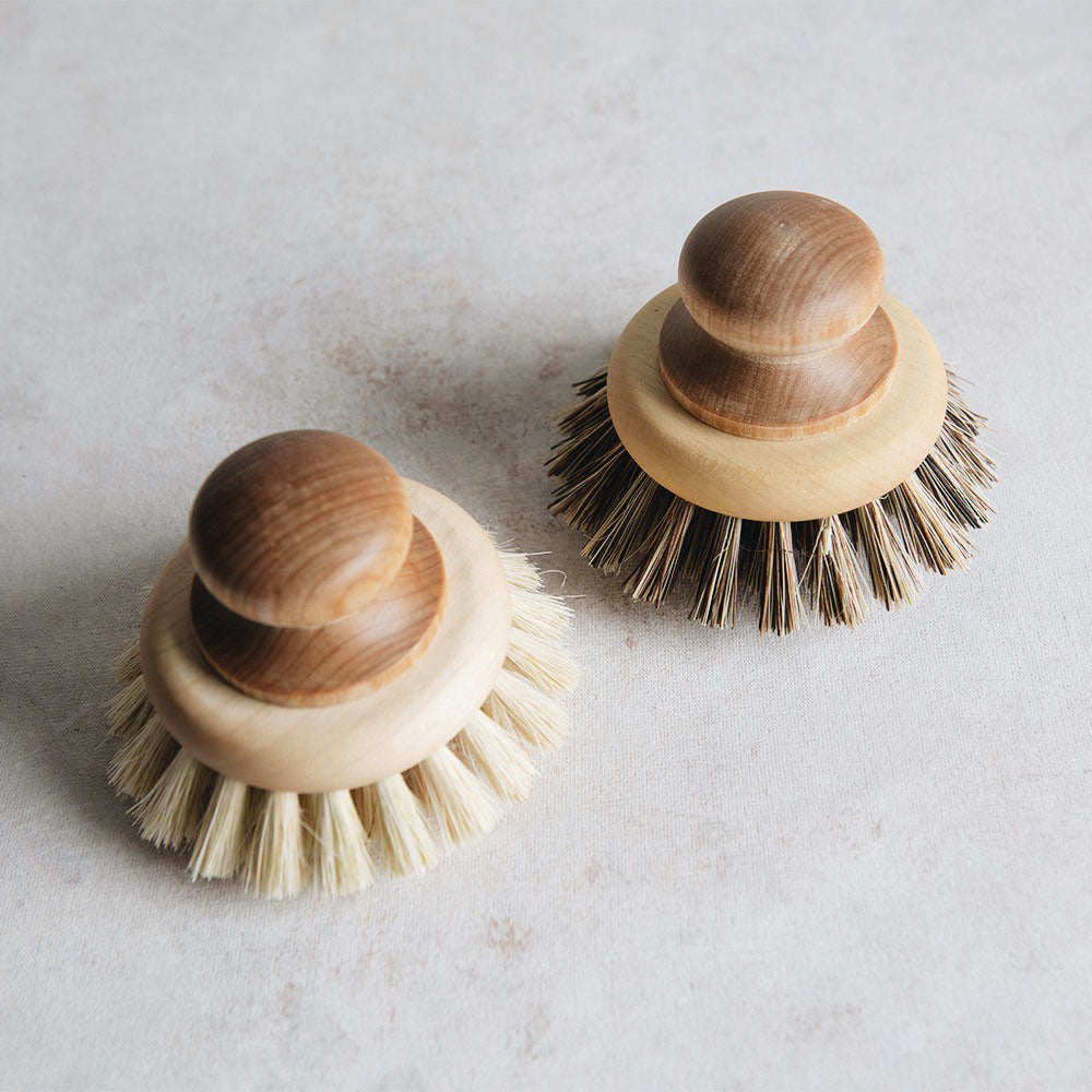 Pan & Scrub Brush with Knob