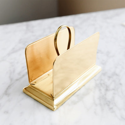 Brass Letter Organizer