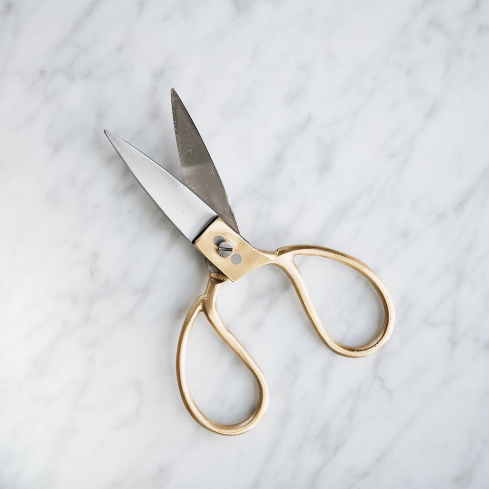 Brass & Stainless Steel Scissors