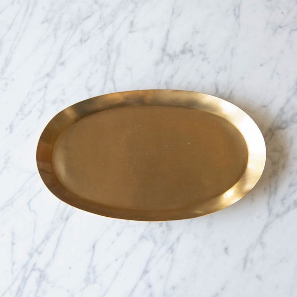 Oval Brass Tray - Medium