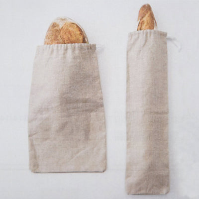 Linen Bread Storage Bag - Loaf