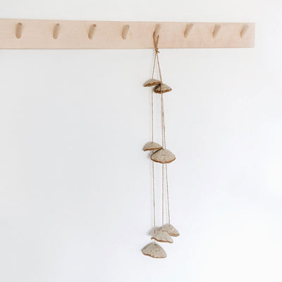 Brown Stoneware Wind Chimes