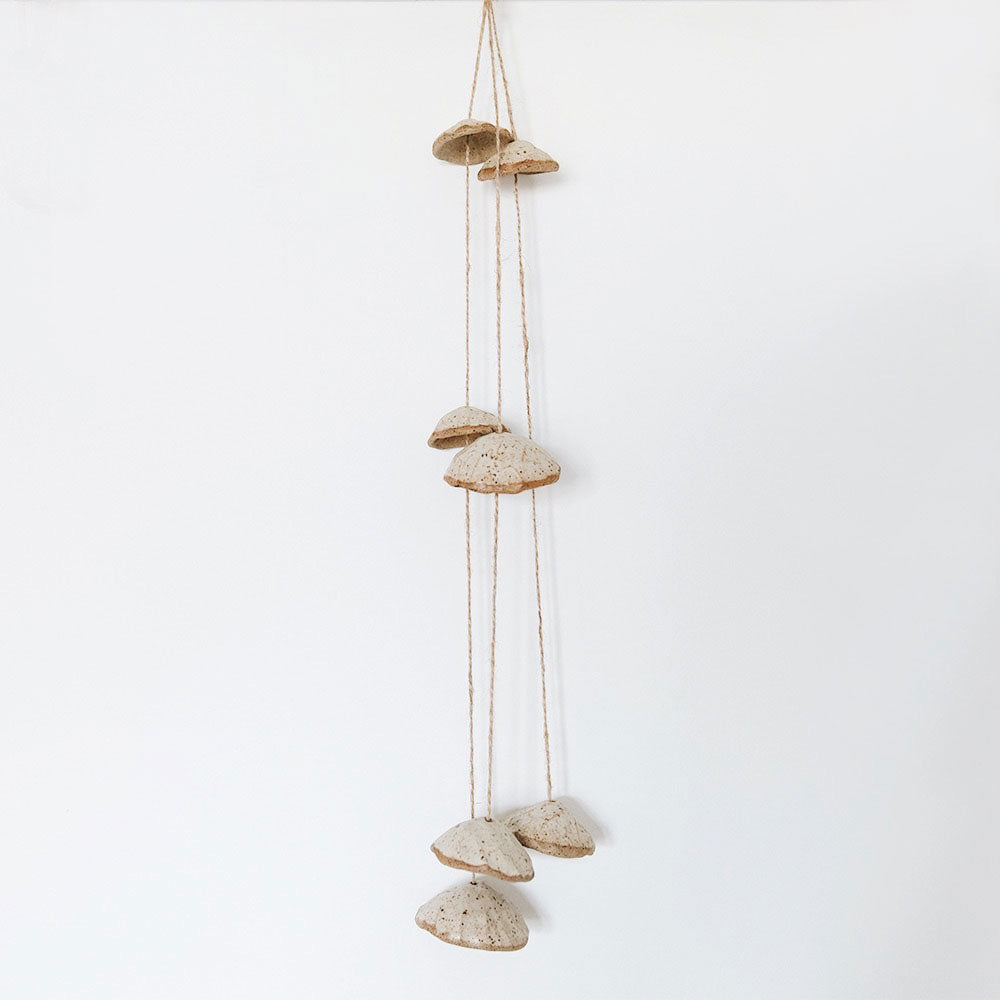 Brown Stoneware Wind Chimes