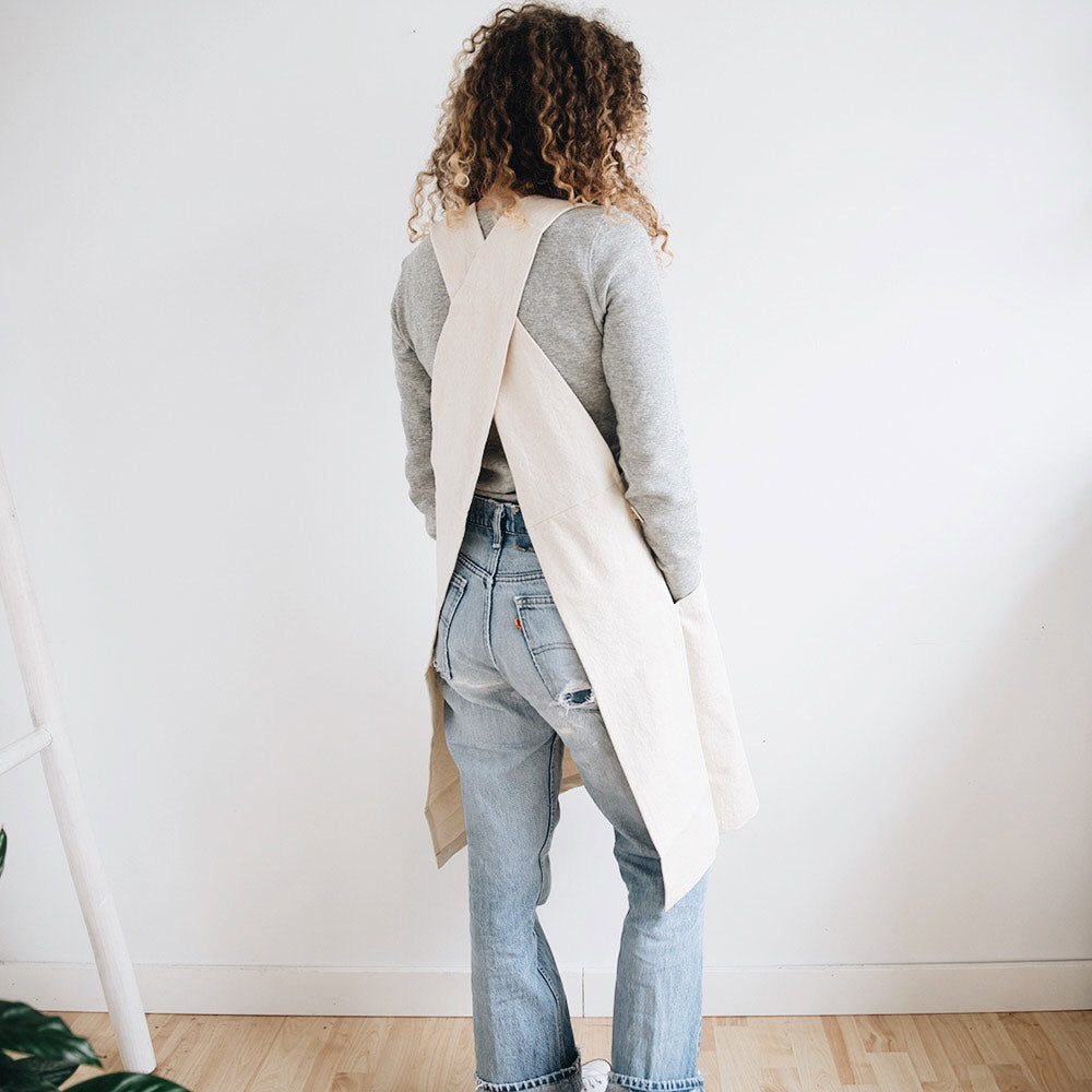 Canvas Cross-back Apron