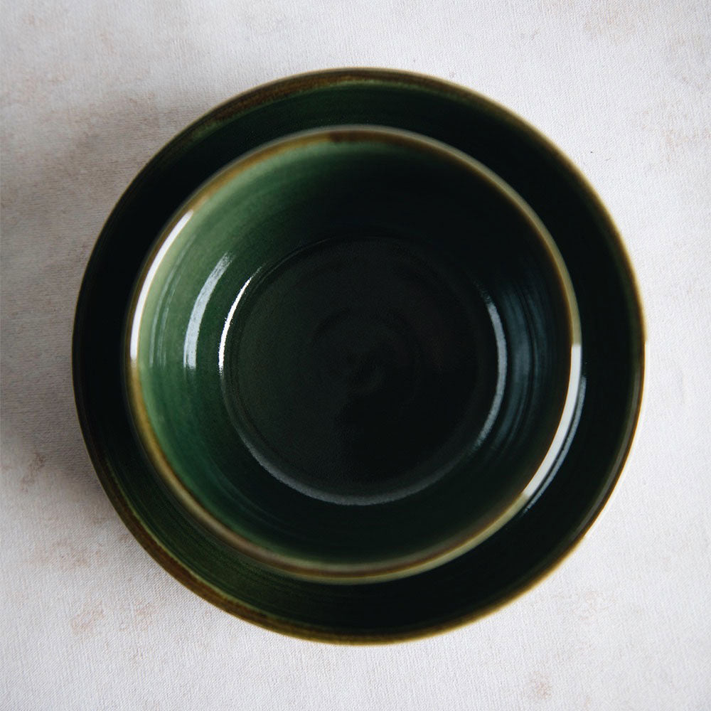 Ceramic Artisan Dinnerware - Fern