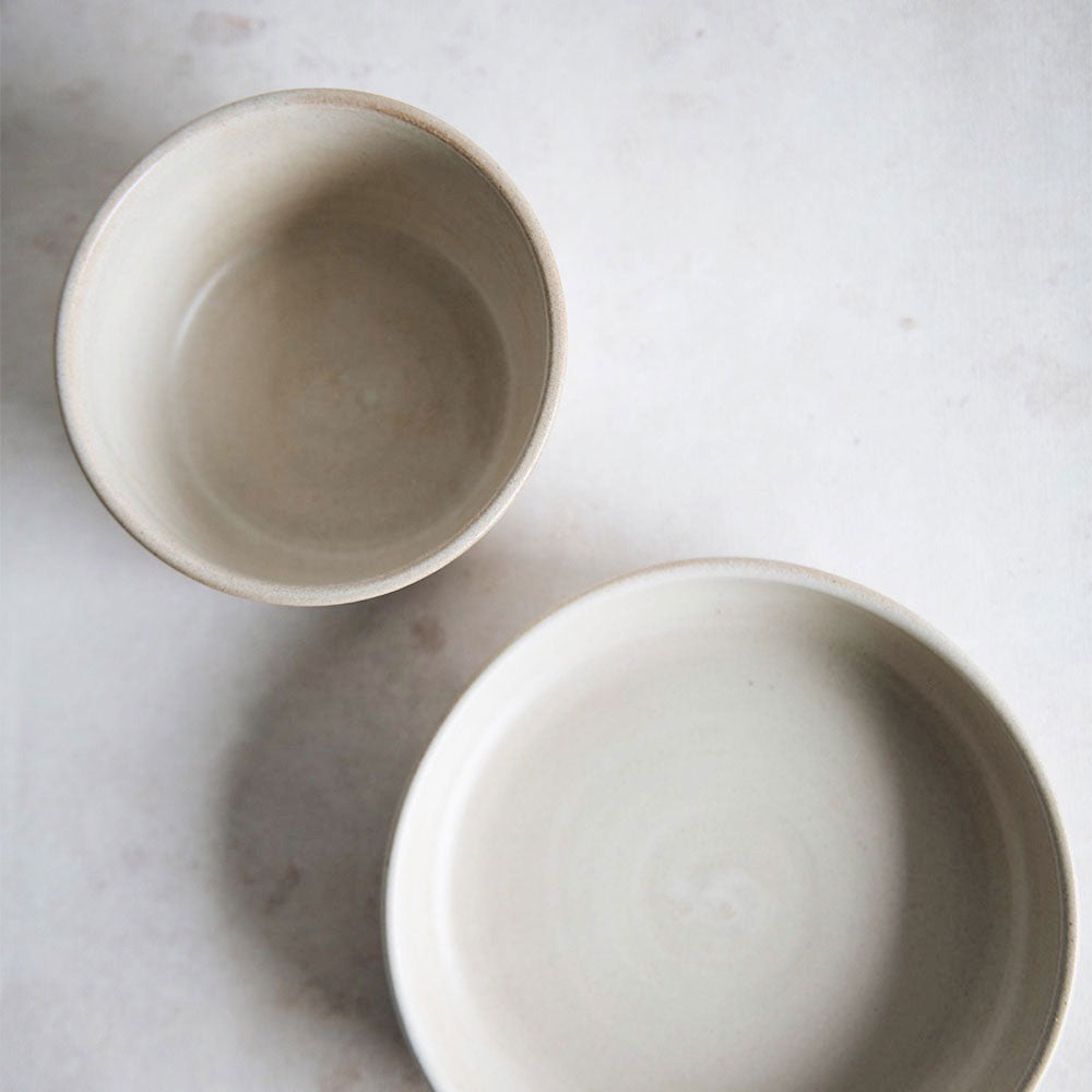 Ceramic Artisan Dinnerware - Natural