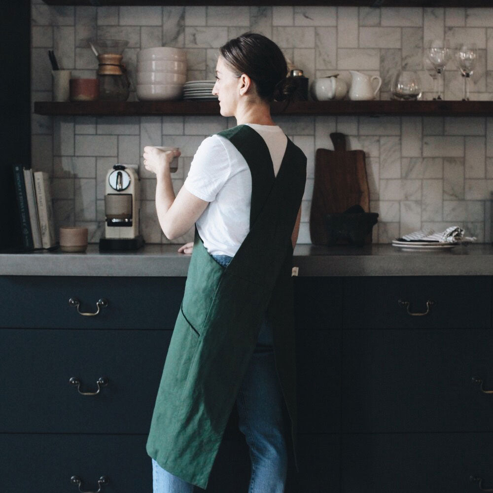 Canvas Cross-back Apron