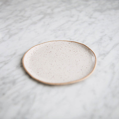 Speckled Stoneware Plate