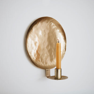 Circle Brass Wall Sconce