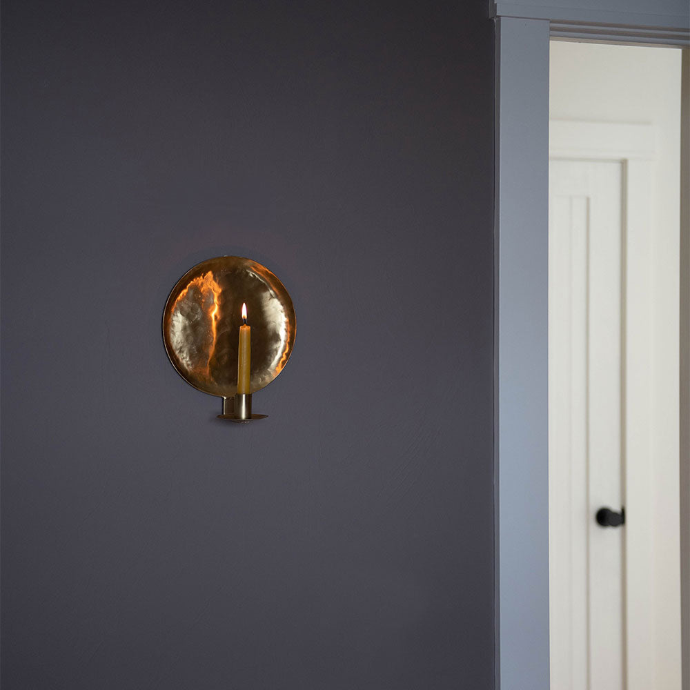 Circle Brass Wall Sconce