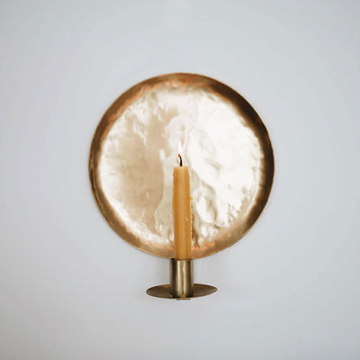 Circle Brass Wall Sconce