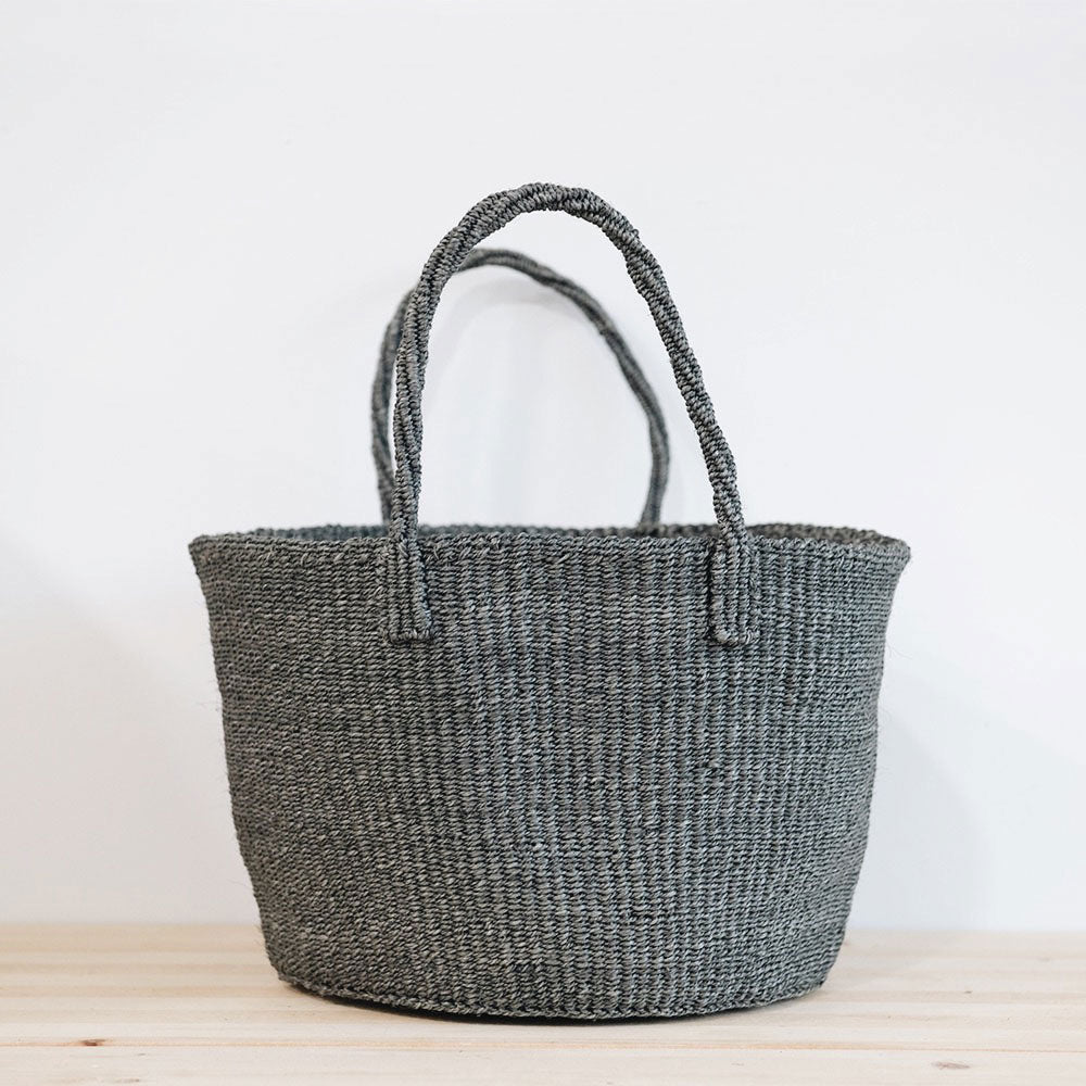 Classic Sisal Basket - Grey