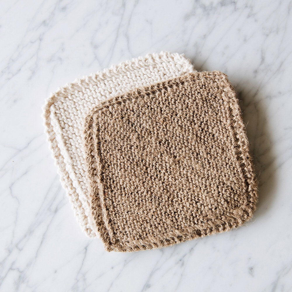 Organic Cotton and Jute Scrubber Set