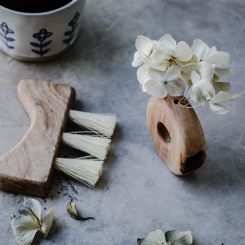 Wooden Donut Vase