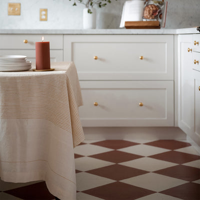 Ethiopian Cotton Tablecloth - Daffodil