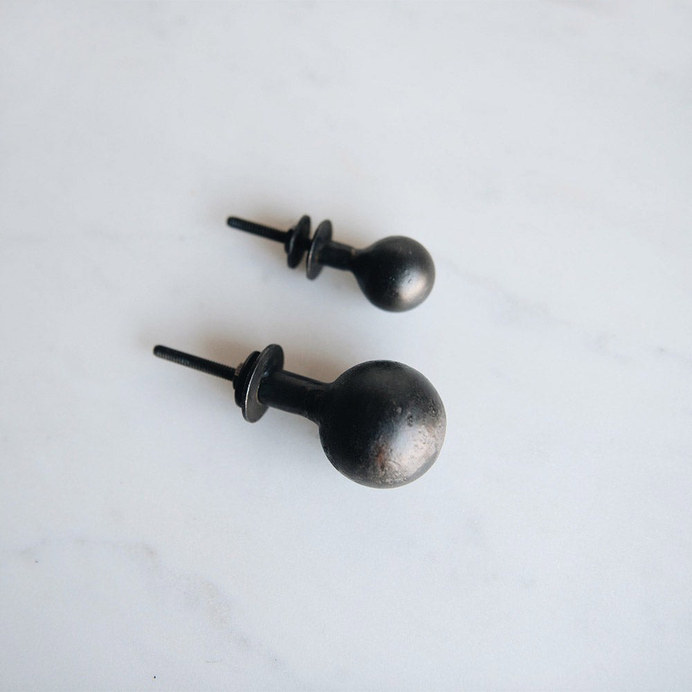 Hand-finished Iron Knob