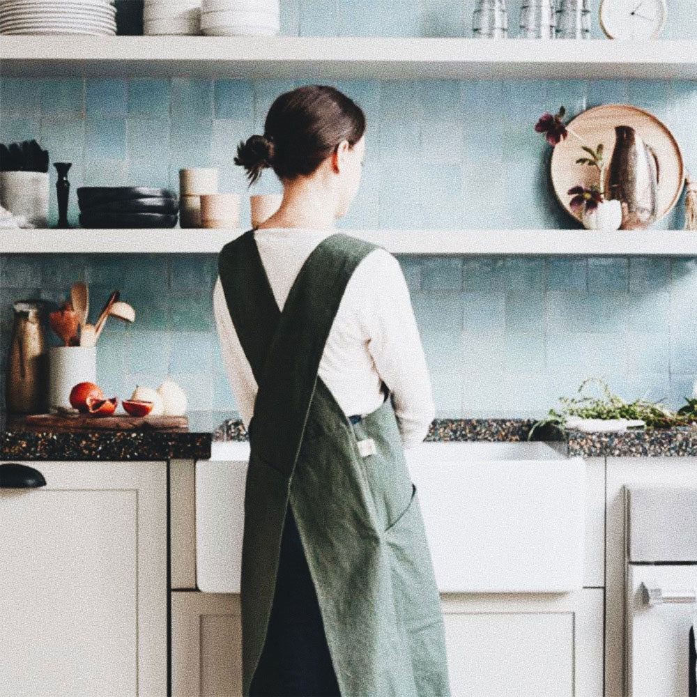 Canvas Cross-back Apron