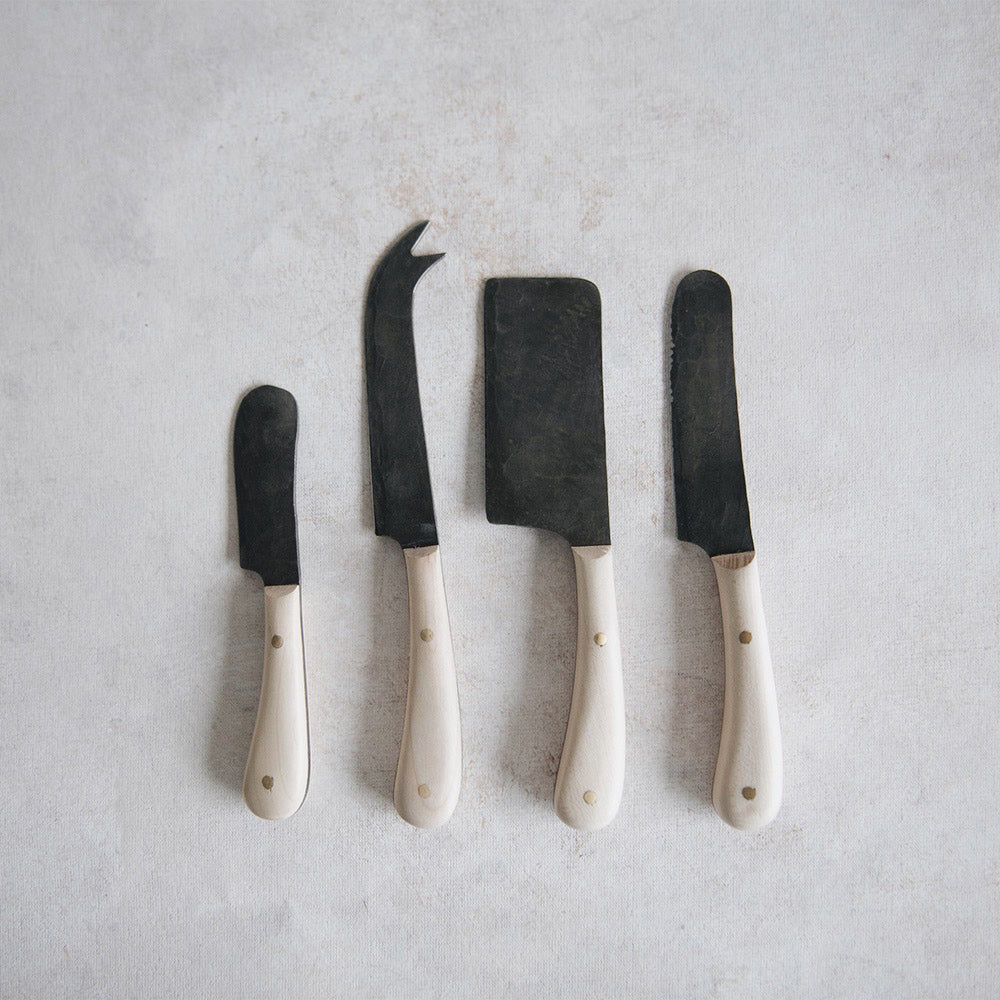 Hand Forged Cheese Knife Set