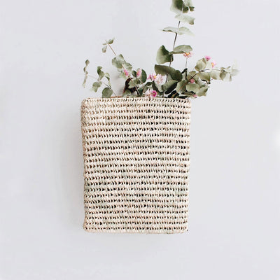 Open Weave Hanging Wall Basket