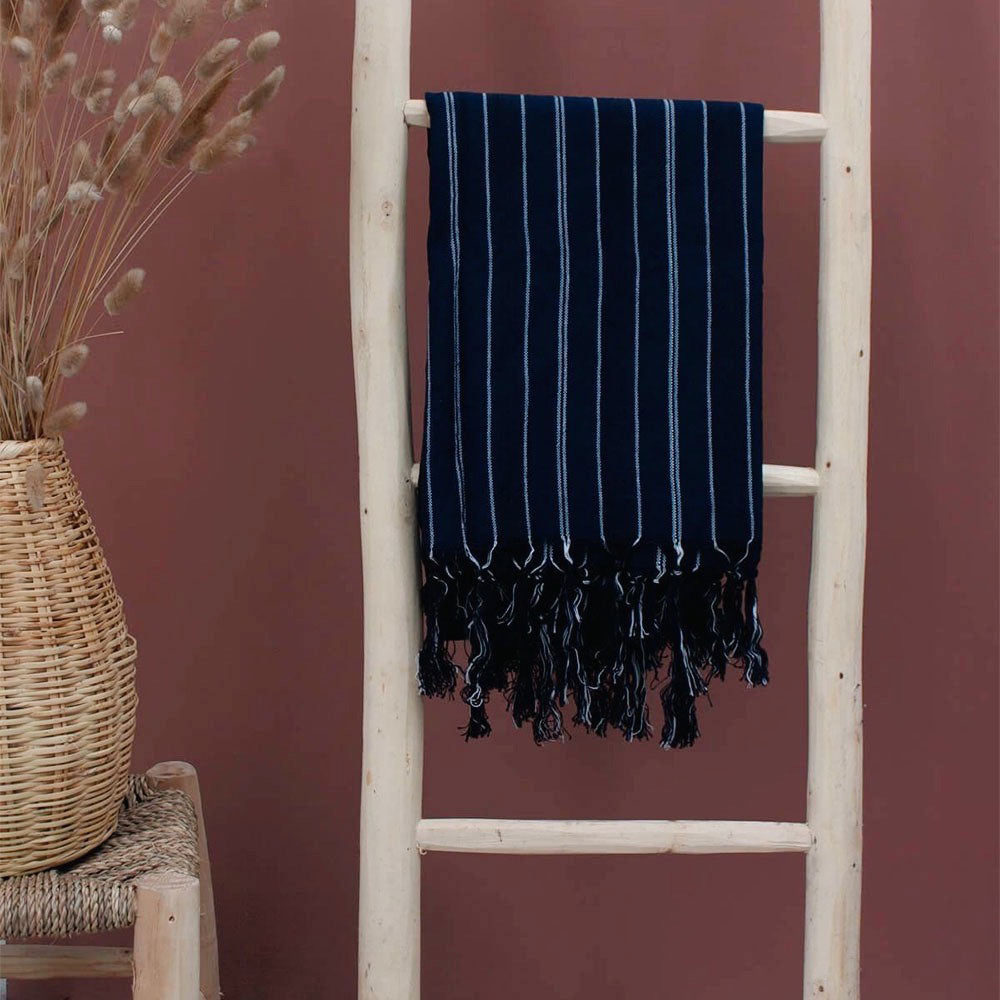 Handwoven Turkish Towel - Indigo