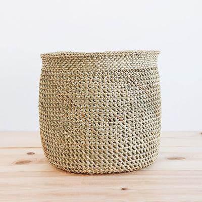 Woven African Iringa Storage Basket - Open Weave