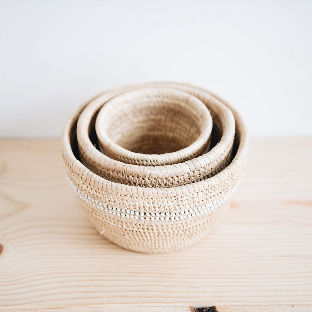 Nesting Camel Milking Baskets