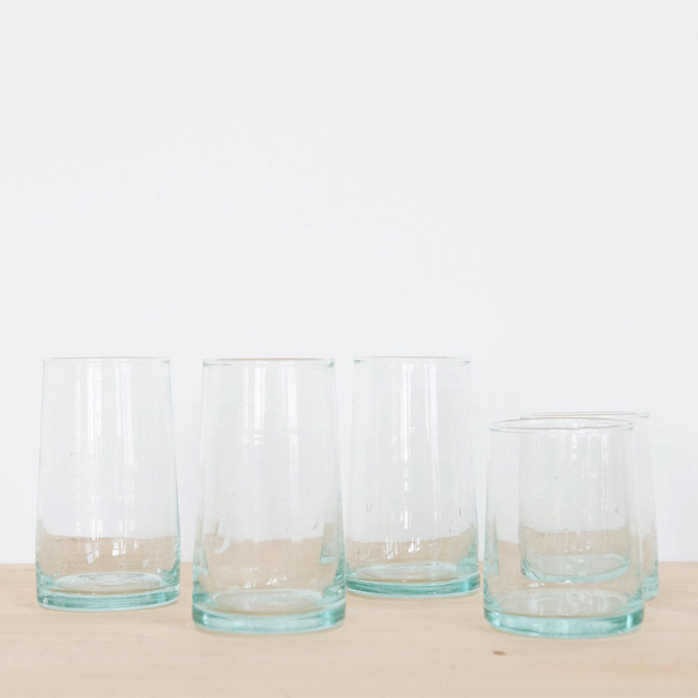 Handblown Recycled Glass Tumbler (set of 2)