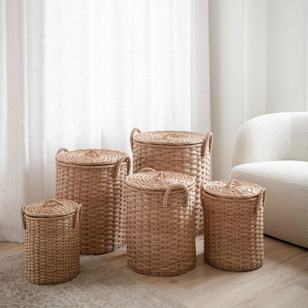 Handwoven Nesting Storage Hamper