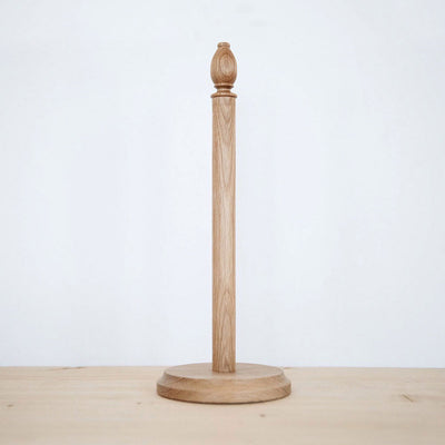 Oak Paper Towel Holder