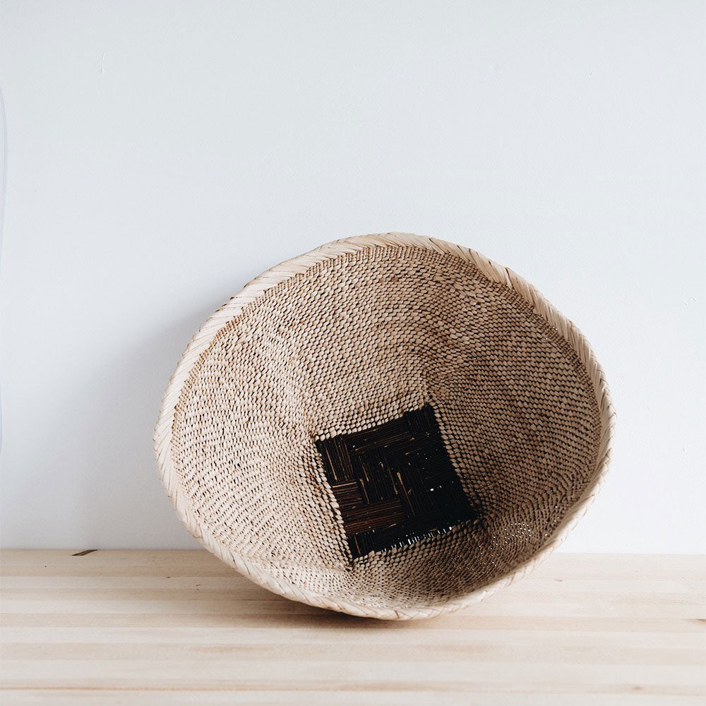 Palm Leaf Table Basket