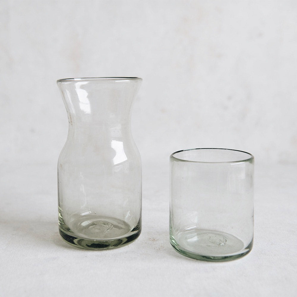 Petite Recycled Glass Carafe