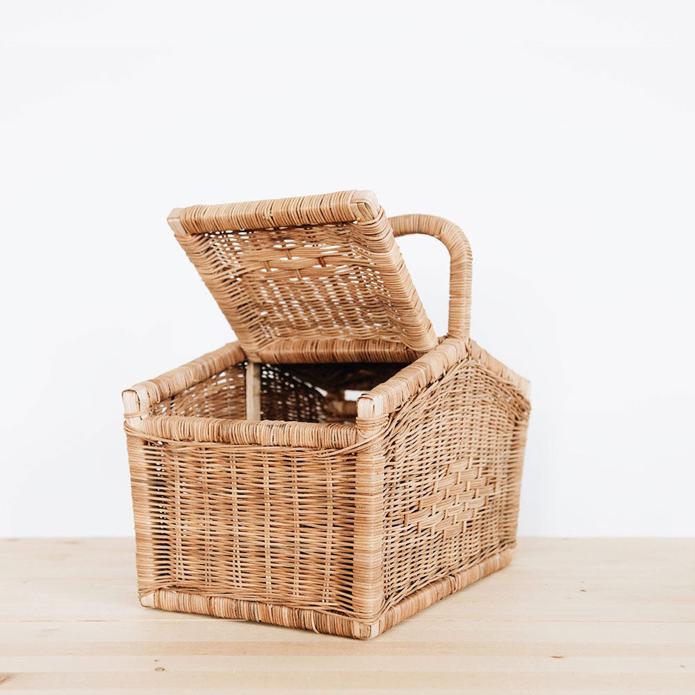 Rattan Picnic Basket