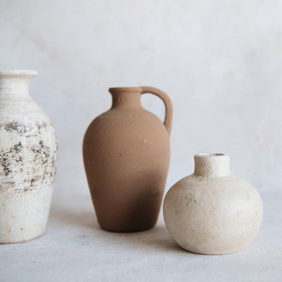 Petite Rustic Clay Vase